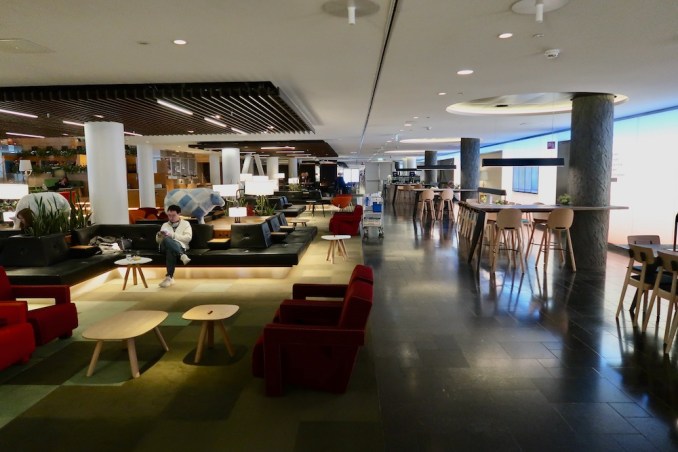 KLM CROWN LOUNGE AT SCHIPHOL AIRPORT