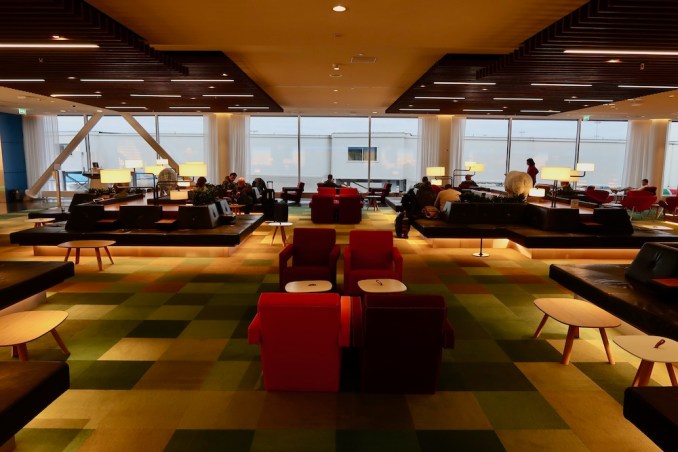 KLM CROWN LOUNGE AT SCHIPHOL AIRPORT