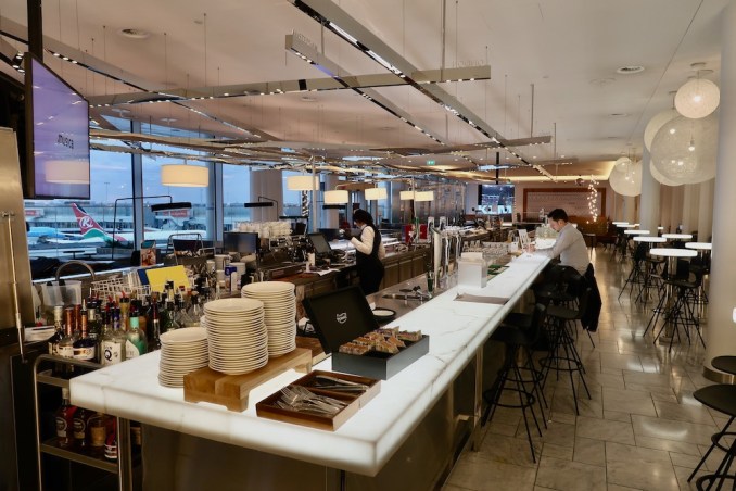 KLM CROWN LOUNGE AT SCHIPHOL AIRPORT