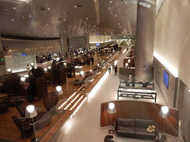 AL MOURJAN BUSINESS LOUNGE: VIEW FROM RESTAURANT
